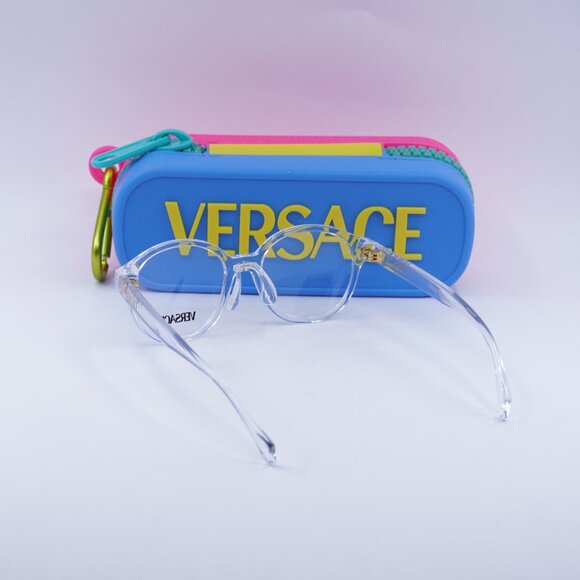 Versace Kids VK3012 148 Round Eyeglasses 47mm - Transparent - Picture 4 of 10